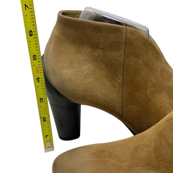 Ecco Womens Size EU 41 US 10 - 10.5 Brown Leather Suede Ankle Boots Booties - Picture 11 of 12